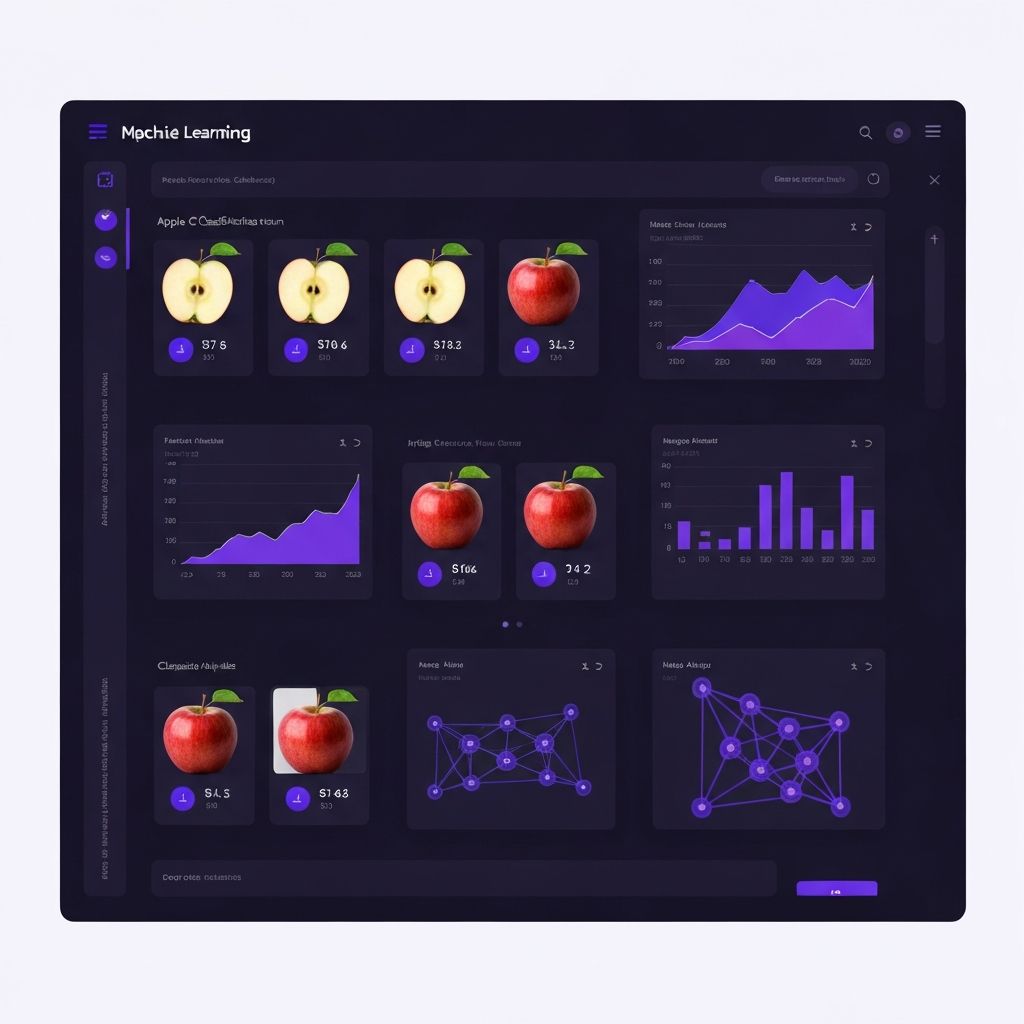AI 프로젝트 데모 - 사과 분류 머신러닝 대시보드